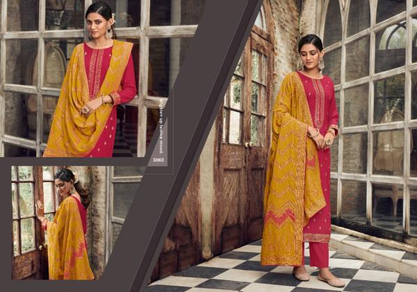 Zisa Charmy Inaayat Festive Wear Winter Pashmina Designer Suit Collection